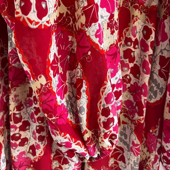 Chelsea and Violet Floral boho vacation  Maxi Dress large - Picture 3 of 7